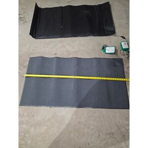 Smart Caregiver Wireless Fall Prevention Floor Mat Pager‎ System 24x48 Black 2pk